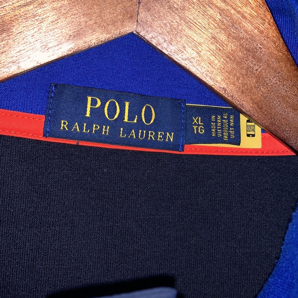 Men’s XL Polo Ralph Lauren multi 1/4 button sweat - Picture 5 of 6